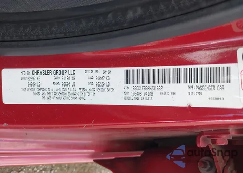 2010 Dodge Avenger Express из США, поврежденный, VIN 1B3CC1FB9AN231682